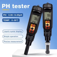 PH-86 Digital Flat Probe pH Meter for Food Soil Testing Acidity Tester for Fruits Vegetables Cheese Meat Bread Water-OEM