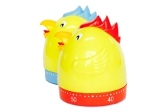 MT310 Wholesale Eco-Friendly Mechanical Parrot Shaped ABS Plastic 60-Minute Countdown Rotating Kitchen Timer for Cooking