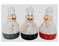 MT333 60 Minute Countdown Chef Mechanical Timer Portable Rotary Kitchen Timer for Cooking