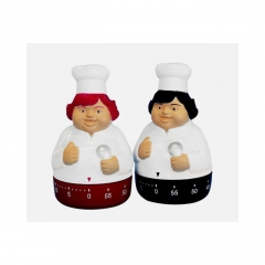 MT336 Hot Sale Female Cook Timer 60 Minute Countdown Rotary Mechanical Kitchen Timer Plastic Eco-Friendly