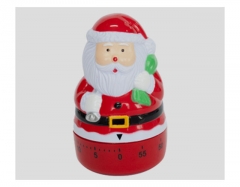 MT325 New Design Father Christmas Shape Plastic 60 Minute Countdown Mechanical Timer for Kitchen