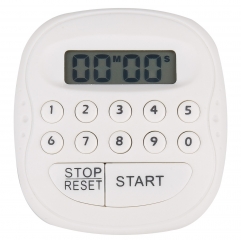 SH-158 Mini Smart White Kitchen Countdown Timer with up to 99 Minutes 99 Seconds Digital Cooking Timing Reminder