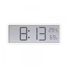 YD-YD106 LCD Screen Digital Wall Clock Time Temperature Humidity Display Electronic Clock Hanging Desktop Digital Clock
