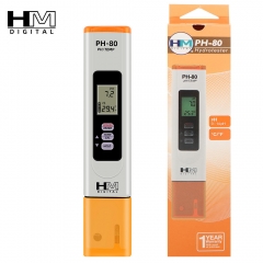 PH-80 Digital PH Meter Handheld Water Quality Tester with Temp Detection for Pool Aquarium & Fish Tank-1 Year Warranty