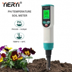 PH-2023 Display Digital Soil PH Tester Equipment With High Precision Sensitive Electrode 0.00~14.00PH ATC