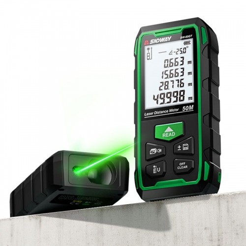 Sndway SW-GT70 70m Green Outdoor Rangefinder 50m Magnetic Force Oem Laser Distance Meter for Measuring Height