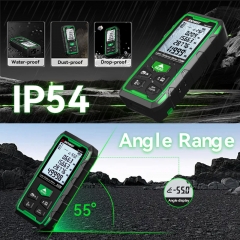 Sndway SW-GT70 70m Green Outdoor Rangefinder 50m Magnetic Force Oem Laser Distance Meter for Measuring Height