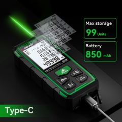 Sndway SW-GT70 70m Green Outdoor Rangefinder 50m Magnetic Force Oem Laser Distance Meter for Measuring Height