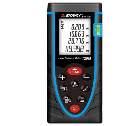 SW-120 120m Handheld Laser Rangefinder Measurement of Distance, Area, Volume, Etc
