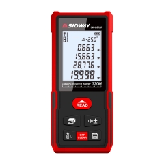 Popular 120m Range SNDWAY SW-DS120 Laser Tape Digital Auto Angle Laser Distance Meter