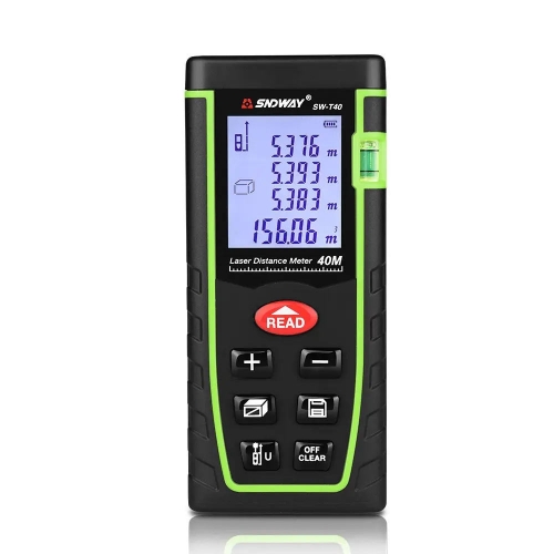 SNDWAY SW-T40 Portable Mini Laser Meter Distance 100m 80m 60m 40m Laser Distance Meter Range Finder Laser Tape Measure