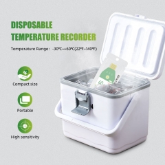 TempG60 60-Day USB Temperature Logger with 18000 Data Storage - Automatic PDF Output for Fruits, Vegetables & Cold Chain Monitoring