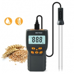 MD7822-A Digital Liquid Crystal Display Grid Hygrometer Humidity Hygrometer Tester Rice Wheat Coffee