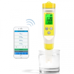 BLEP-3 Waterproof Smart Blue Tooth Water Quality Tester Digital Temperature Ph Meter Tester for Drinking Water