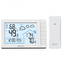 E0562WST2H2R-V4 Wireless indoor and outdoor temperature and humidity meter meteorological station Weather Station