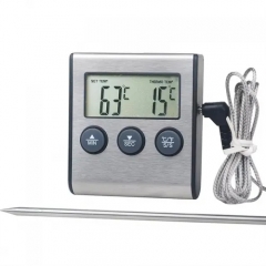 TP700 probe thermometer, electronic barbecue food thermometer, timer, alarm function