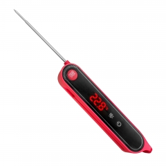 B1104 Kitchen Thermometer Digital BBQ Grill Food/Meat Cooking Thermometer Instant Read Foldable Internal Probe Food Thermometer