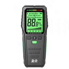 MT28 Wood Moisture Meter Humidity Tester Digital Timber Damp Detector Test Wall Moisture Analyzer Range 5%~75%