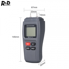 MT15 Needle Type Wood Moisture Tester Meter Hygrometer for Wood Cardboard Mixed Wall Content Measurement