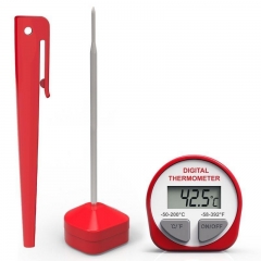 E31 Digital BBQ Meat Thermometer Waterproof Temperature Function Kitchen Outdoor Plastic Metal Materia