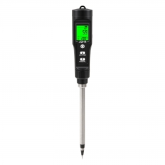JQ018BT 7 in 1 Rechargeable Soil Tester Digital Soil Meter Test Moisture Fertility EC NPK Temp PH Detector for Garden Farm