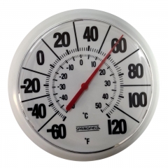 ZLJ-083 High Precision Plastic Mini Portable Easy to Read Dial Bimetal Thermometer with -50 to 50 Range Display Kitchen Use