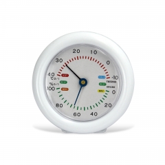 ZLJ-029 Reptile Tank Thermometer Hygrometer Dial Bimetallic Material Temperature Humidity Meter OEM ODM 1C Resolution Terrarium