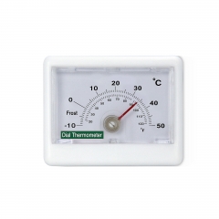 ZLJ-053 -10°C to +50°C Instant Read Bimetal Thermometer ABS Refrigerator Freezer Temperature Humidity Meter ODM Household Hydrometer