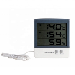 NEW LCD Electronic Digital Temperature Humidity Meter Thermometer Hygrometer Indoor Outdoor Weather Station