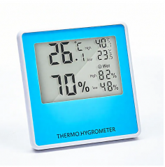 TH004 Mini LCD Digital Temperature Humidity Meter Large Screen Indoor Thermometer Hygrometer Household