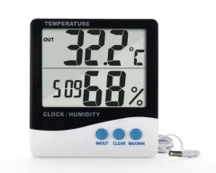 TH-4 Climate Thermometer Hygrometer Max Min Indoor Outdoor Hydroponic Digital Greenhouse Probe Thermometer Humidity Temperature Meter
