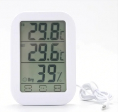 TH041 Digital Thermo Hygrometer Outdoor Room Household Hygrometer Thermometers for Baby Room Green House