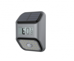 ST-42 Solar wall light with temperature