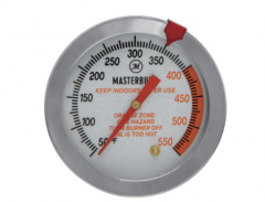 ZLB-052Q 50~550℉ MASTERBURN‌ Stainless Steel Bimetal BBQ Thermometer