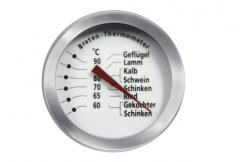 ZLB-052F-Silver 60~90℃ Braten Thermometer Stainless Steel Bimetal BBQ Thermometer