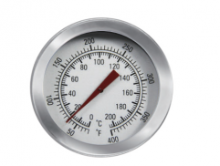 ZLB-052G 0~200℃（50~400℉）Stainless Steel Bimetal BBQ Thermometer