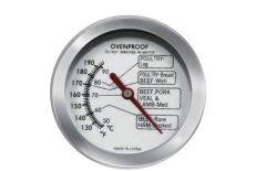 ZLB-052E 50~90℃（130~190℉）OVENPROOF Stainless Steel Bimetal BBQ Thermometer